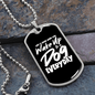 Dog Everyday Necklace Stainless Steel or 18k Gold Dog Tag 24" Chain-Express Your Love Gifts