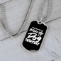 Dog Everyday Necklace Stainless Steel or 18k Gold Dog Tag 24" Chain-Express Your Love Gifts