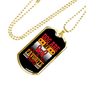 Dog Favorite People Necklace Stainless Steel or 18k Gold Dog Tag 24" Chain-Express Your Love Gifts