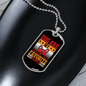 Dog Favorite People Necklace Stainless Steel or 18k Gold Dog Tag 24" Chain-Express Your Love Gifts