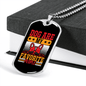 Dog Favorite People Necklace Stainless Steel or 18k Gold Dog Tag 24" Chain-Express Your Love Gifts