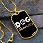 Dog Grammy Necklace Stainless Steel or 18k Gold Dog Tag 24" Chain-Express Your Love Gifts