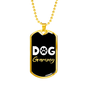 Dog Grammy Necklace Stainless Steel or 18k Gold Dog Tag 24" Chain-Express Your Love Gifts