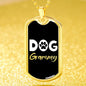 Dog Grammy Necklace Stainless Steel or 18k Gold Dog Tag 24" Chain-Express Your Love Gifts
