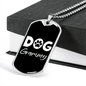Dog Grammy Necklace Stainless Steel or 18k Gold Dog Tag 24" Chain-Express Your Love Gifts
