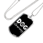Dog Grammy Necklace Stainless Steel or 18k Gold Dog Tag-Express Your Love Gifts