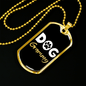 Dog Grammy Necklace Stainless Steel or 18k Gold Dog Tag-Express Your Love Gifts