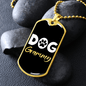 Dog Grammy Necklace Stainless Steel or 18k Gold Dog Tag-Express Your Love Gifts