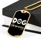 Dog Grammy Necklace Stainless Steel or 18k Gold Dog Tag-Express Your Love Gifts