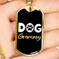 Dog Grammy Necklace Stainless Steel or 18k Gold Dog Tag-Express Your Love Gifts
