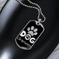 Dog Grammy Paw Necklace Stainless Steel or 18k Gold Dog Tag-Express Your Love Gifts