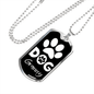 Dog Granny Necklace Stainless Steel or 18k Gold Dog Tag-Express Your Love Gifts