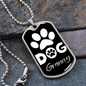 Dog Granny Necklace Stainless Steel or 18k Gold Dog Tag-Express Your Love Gifts