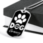 Dog Granny Necklace Stainless Steel or 18k Gold Dog Tag-Express Your Love Gifts