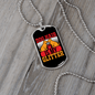 Dog Hair is My Glitter Dogs Necklace Stainless Steel or 18k Gold Dog Tag 24" Chain-Express Your Love Gifts