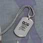 Dog Hair is My Glitter TranspArent Necklace Stainless Steel or 18k Gold Dog Tag 24" Chain-Express Your Love Gifts