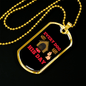Dog Have His Day Puppy Necklace Stainless Steel or 18k Gold Dog Tag 24" Chain-Express Your Love Gifts
