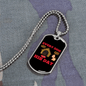 Dog Have His Day Puppy Necklace Stainless Steel or 18k Gold Dog Tag 24" Chain-Express Your Love Gifts