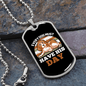 Dog Have His Day White Necklace Stainless Steel or 18k Gold Dog Tag 24" Chain-Express Your Love Gifts