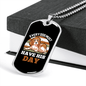 Dog Have His Day White Necklace Stainless Steel or 18k Gold Dog Tag 24" Chain-Express Your Love Gifts