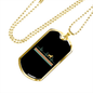 Dog Heartbeat Necklace Stainless Steel or 18k Gold Dog Tag 24" Chain-Express Your Love Gifts
