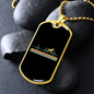 Dog Heartbeat Necklace Stainless Steel or 18k Gold Dog Tag 24" Chain-Express Your Love Gifts