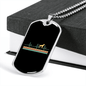 Dog Heartbeat Necklace Stainless Steel or 18k Gold Dog Tag 24" Chain-Express Your Love Gifts