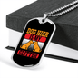 Dog Heir is My Glitter Necklace Stainless Steel or 18k Gold Dog Tag 24" Chain-Express Your Love Gifts
