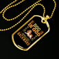 Dog is God Necklace Stainless Steel or 18k Gold Dog Tag 24" Chain-Express Your Love Gifts