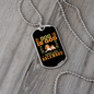 Dog is God Necklace Stainless Steel or 18k Gold Dog Tag 24" Chain-Express Your Love Gifts