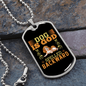 Dog is God Necklace Stainless Steel or 18k Gold Dog Tag 24" Chain-Express Your Love Gifts