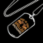 Dog is God Spelled Backward Bulldogs Necklace Stainless Steel or 18k Gold Dog Tag 24" Chain-Express Your Love Gifts