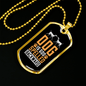 Dog is God Spelled Backward Dalmatian Necklace Stainless Steel or 18k Gold Dog Tag 24" Chain-Express Your Love Gifts