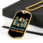 Dog is God spelled backward other design Necklace Stainless Steel or 18k Gold Dog Tag 24" Chain-Express Your Love Gifts