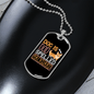 Dog is God Spelled Backward Puppy Necklace Stainless Steel or 18k Gold Dog Tag 24" Chain-Express Your Love Gifts