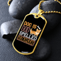 Dog is God Spelled Backward Puppy Necklace Stainless Steel or 18k Gold Dog Tag 24" Chain-Express Your Love Gifts