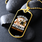 Dog Is God Spelled Backward White Necklace Stainless Steel or 18k Gold Dog Tag 24" Chain-Express Your Love Gifts