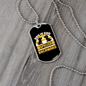 Dog Is God Spelled Backward Yellow Necklace Stainless Steel or 18k Gold Dog Tag 24" Chain-Express Your Love Gifts