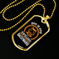 Dog is God Spelled Backwards Gold Necklace Stainless Steel or 18k Gold Dog Tag 24" Chain-Express Your Love Gifts