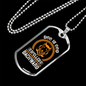 Dog is God Spelled Backwards Gold Necklace Stainless Steel or 18k Gold Dog Tag 24" Chain-Express Your Love Gifts