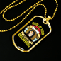Dog is God Spelled Backwards Yellow Necklace Stainless Steel or 18k Gold Dog Tag 24" Chain-Express Your Love Gifts