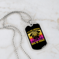 Dog is Home Necklace Stainless Steel or 18k Gold Dog Tag 24" Chain-Express Your Love Gifts