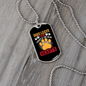 Dog Leaves Paw Prints Necklace Stainless Steel or 18k Gold Dog Tag 24" Chain-Express Your Love Gifts