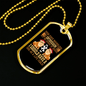 Dog Life Coach Necklace Stainless Steel or 18k Gold Dog Tag 24" Chain-Express Your Love Gifts