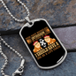 Dog Life Coach Necklace Stainless Steel or 18k Gold Dog Tag 24" Chain-Express Your Love Gifts
