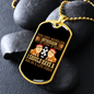 Dog Life Coach Necklace Stainless Steel or 18k Gold Dog Tag 24" Chain-Express Your Love Gifts