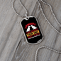 Dog Lives Are Short Red Necklace Stainless Steel or 18k Gold Dog Tag 24" Chain-Express Your Love Gifts