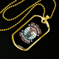 Dog Lives for The Day Necklace Stainless Steel or 18k Gold Dog Tag 24" Chain-Express Your Love Gifts
