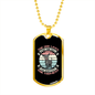 Dog Lives for The Day Necklace Stainless Steel or 18k Gold Dog Tag 24" Chain-Express Your Love Gifts