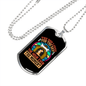 Dog Lives For The Hour Necklace Stainless Steel or 18k Gold Dog Tag 24" Chain-Express Your Love Gifts
